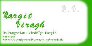 margit viragh business card